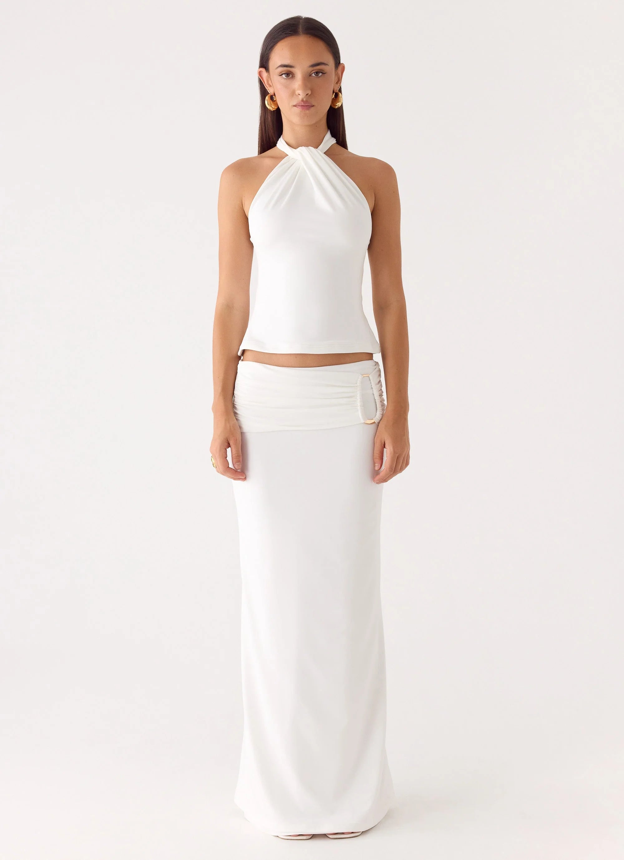 Rosanna Maxi Skirt White