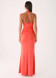 Aminata Maxi Dress Burnt Coral