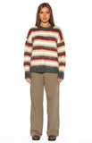 Sicily Multi Stripe Oversized Sweater