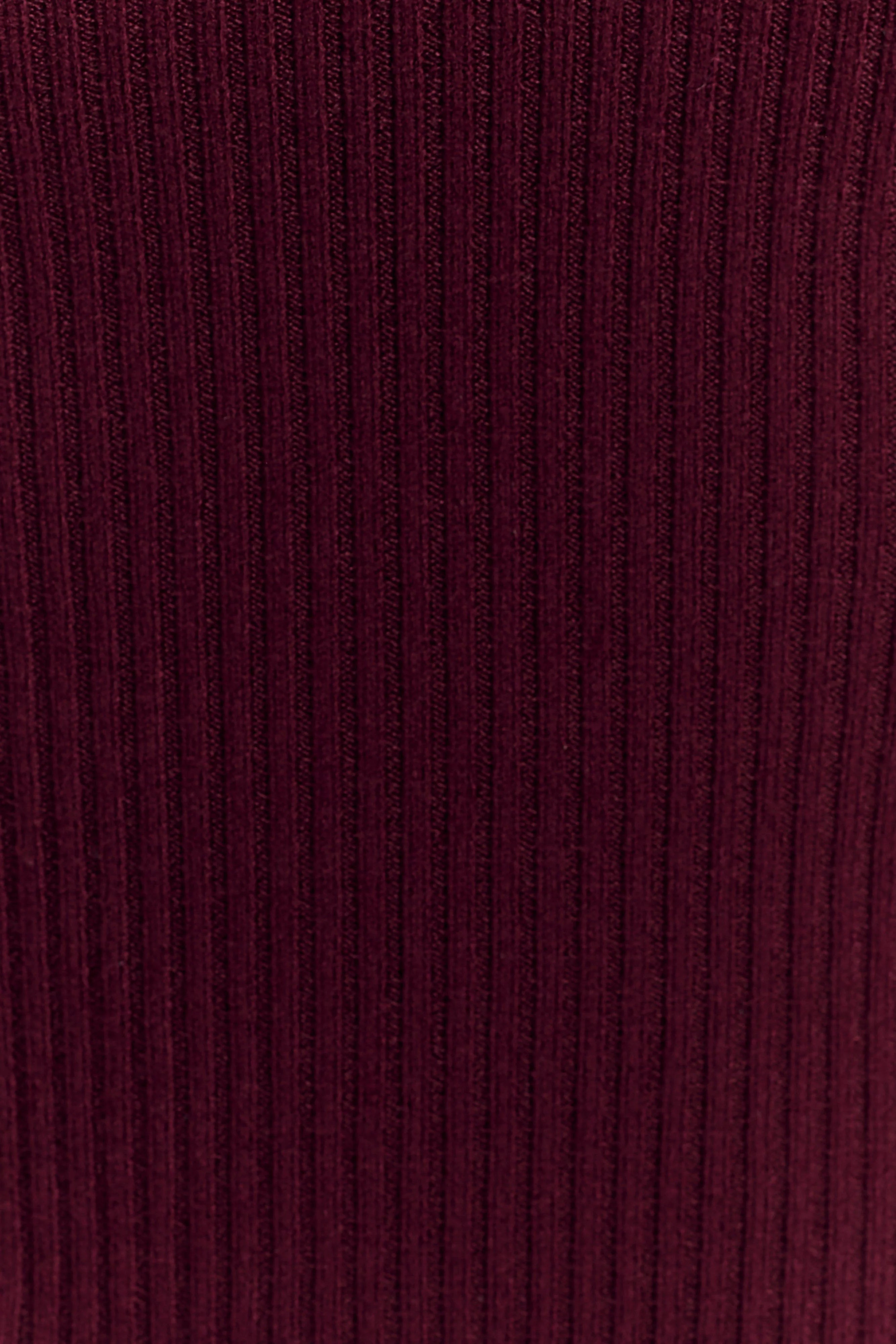 Natalya Ribbed Knit Cami Top Merlot