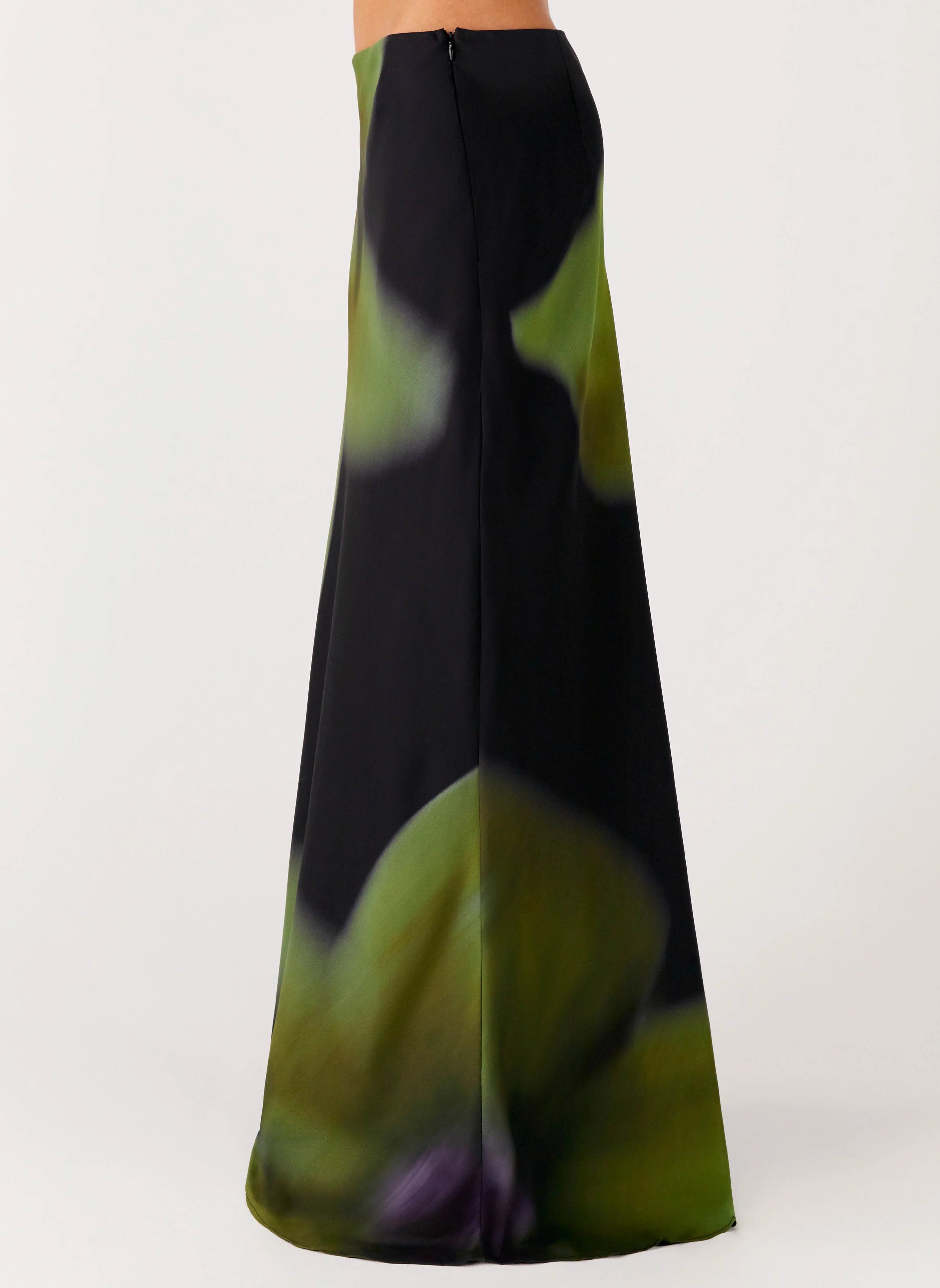 Rosetta Maxi Skirt Lime Flower