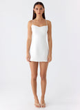 Famous Mini Dress White