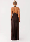 Angie Maxi Dress Chocolate