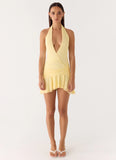 Renata Mini Dress Lemon