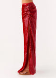 Amosa Maxi Skirt Fuchsia