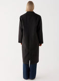 Gianni Double Breast Coat Charcoal