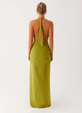 Island Muse Dress Lime