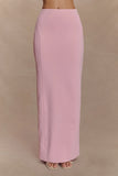 Alma High Waist Maxi Skirt Candy Pink