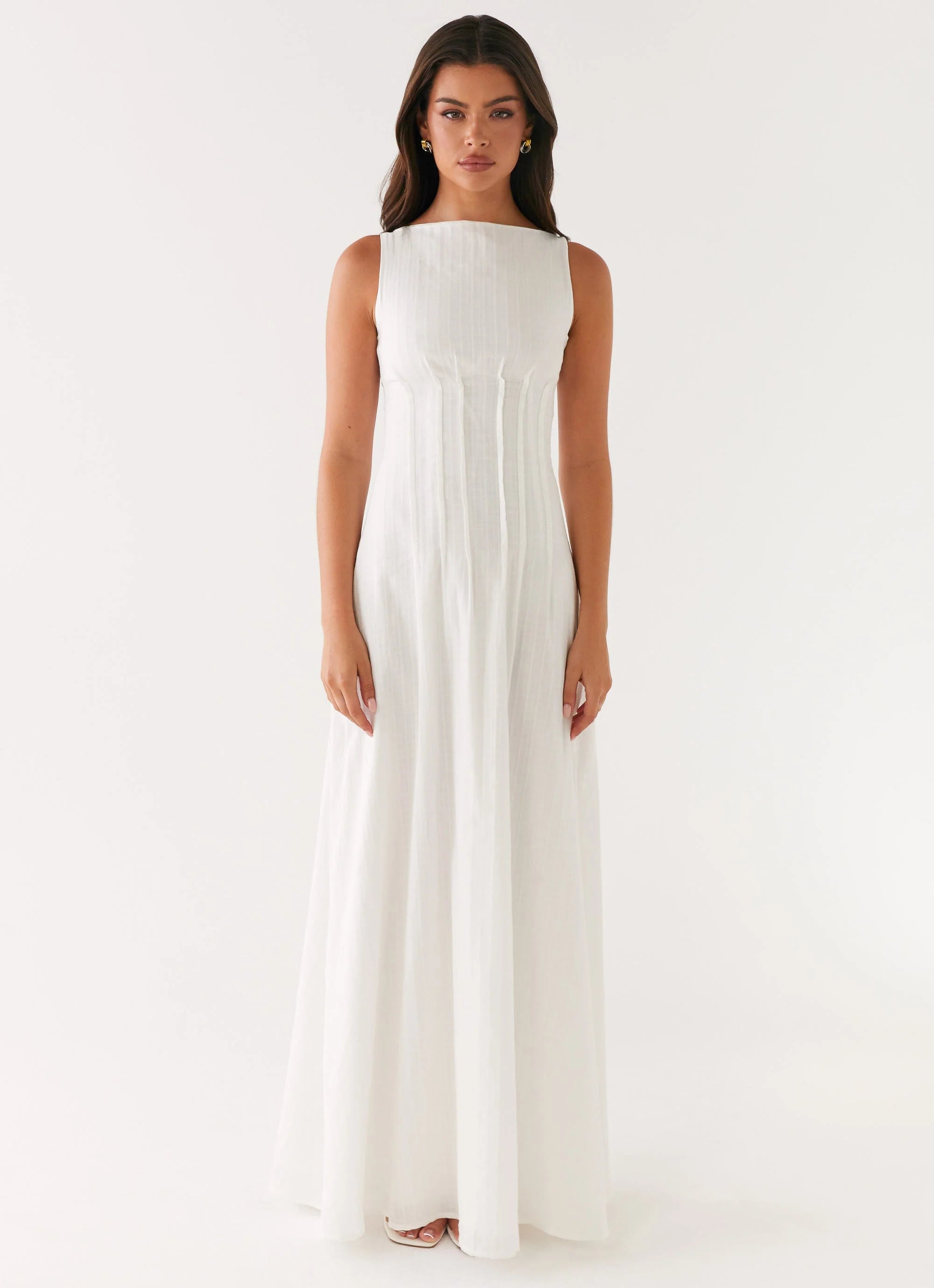 Maloney Maxi Dress White