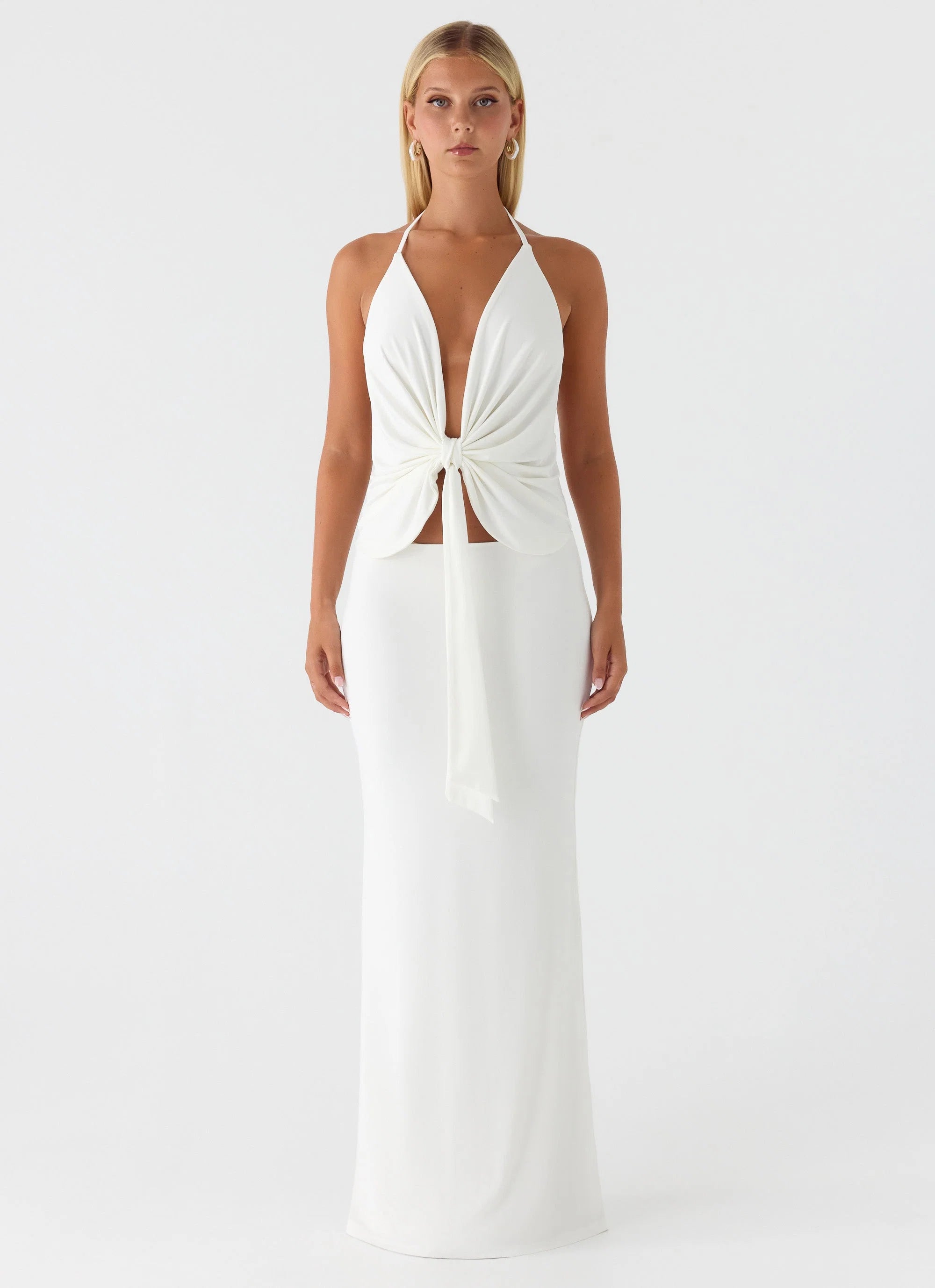Undercover Maxi Dress White