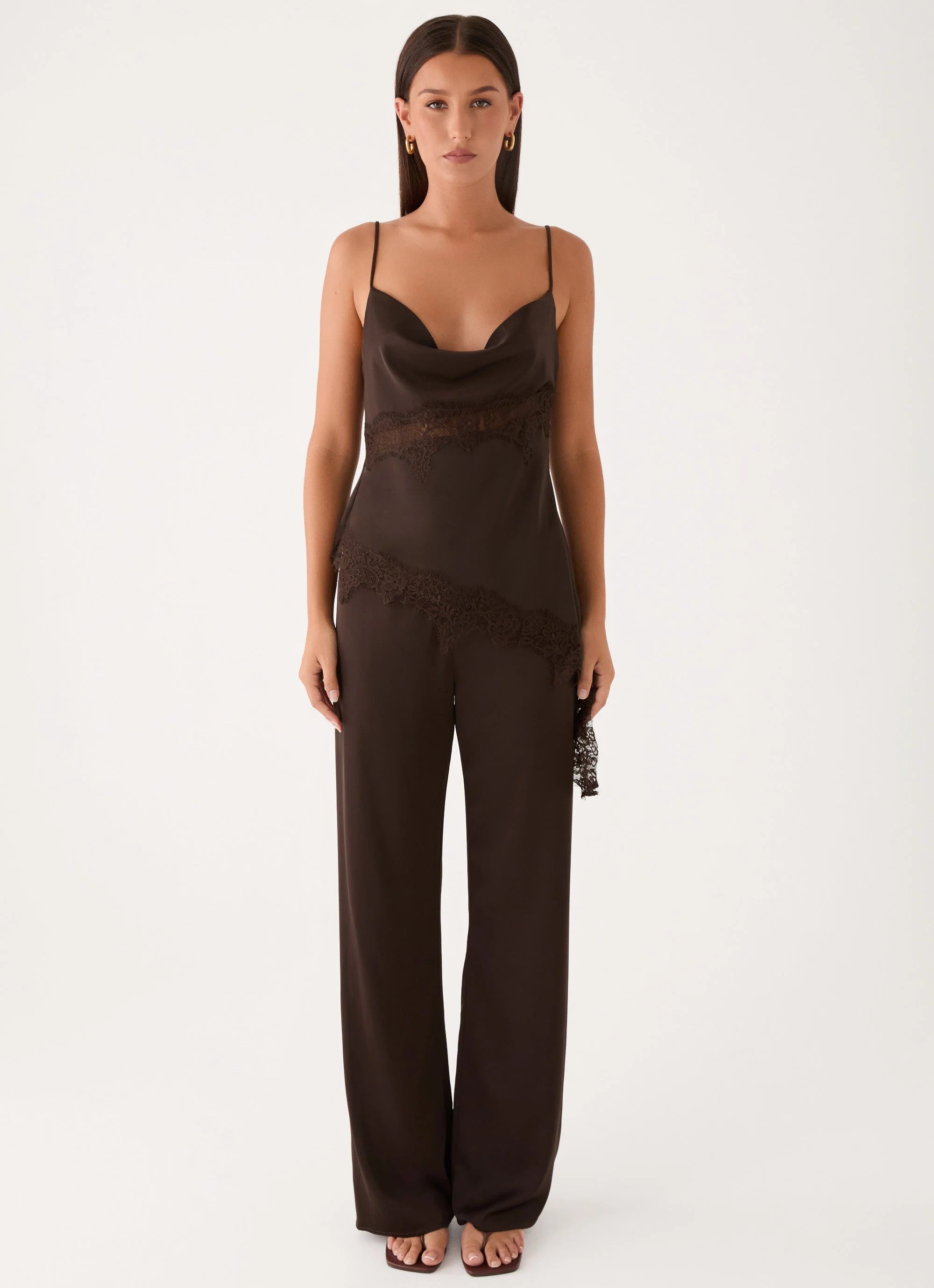 Melisana Cowl Top Chocolate