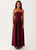 Carmel Maxi Dress Mulberry