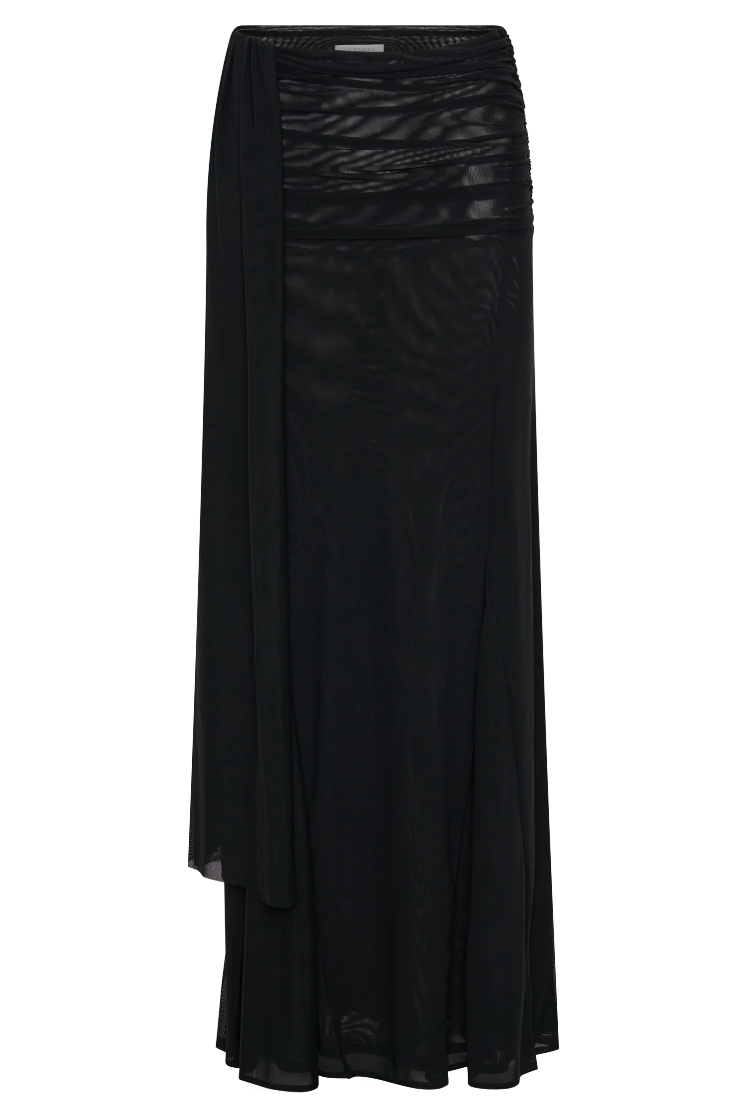 Arna Mesh Maxi Skirt Black