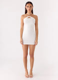 Poetry Mini Dress White