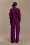 Lauren Knit Trouser Plum