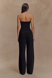 Lindie Straight Leg Suiting Pants Black
